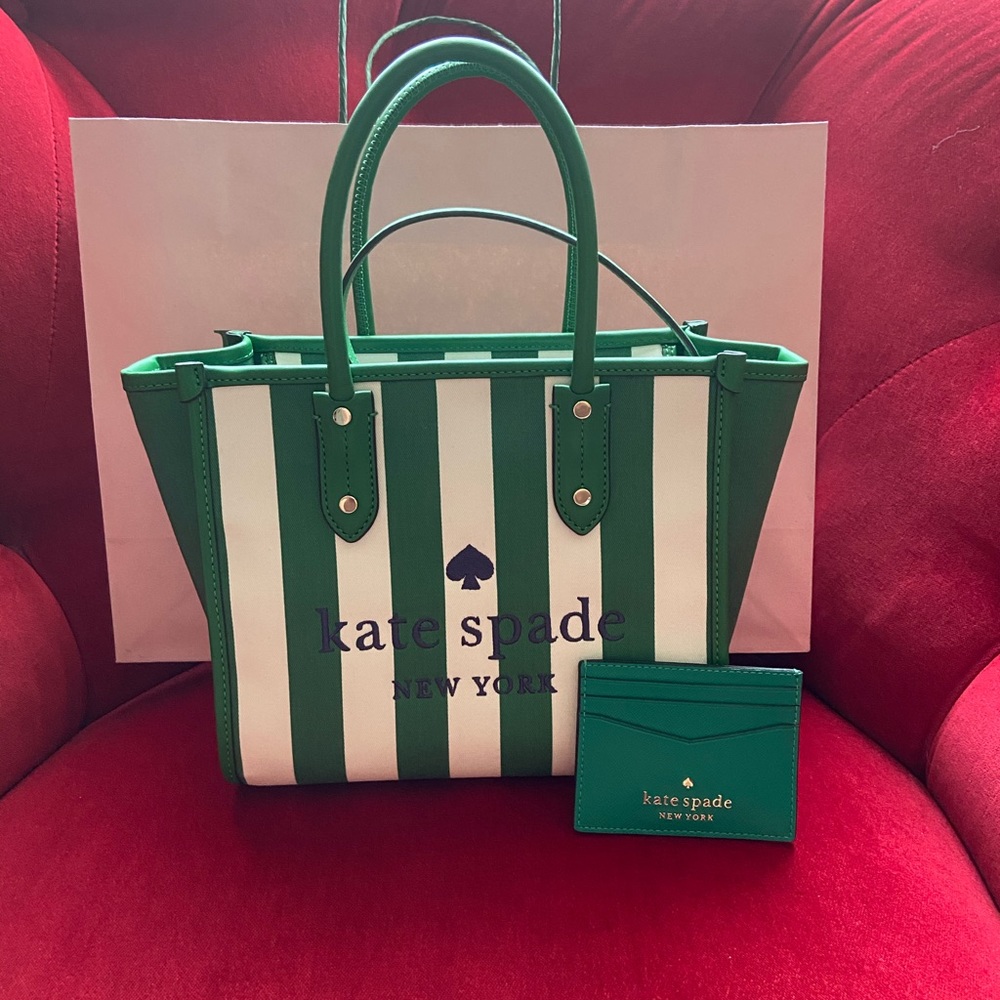 Kate Spade Ella Small tote crossbody bag and ID card holder set